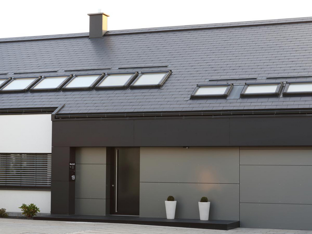 Doppeldeckung - Dachplatten