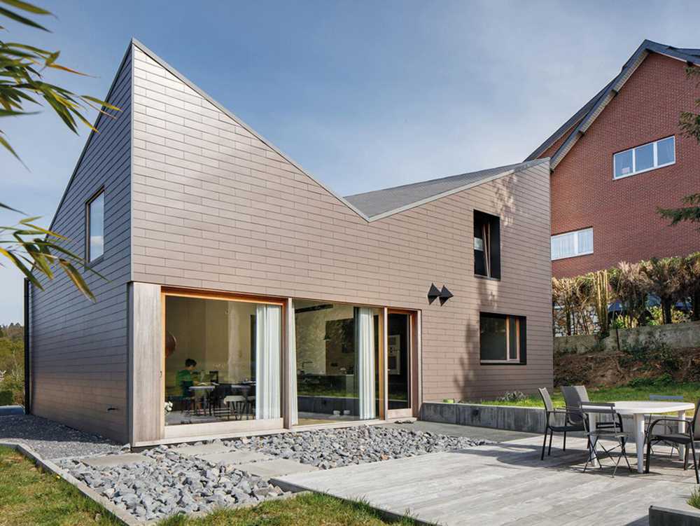 Quaderdeckung - Fassadenplatten