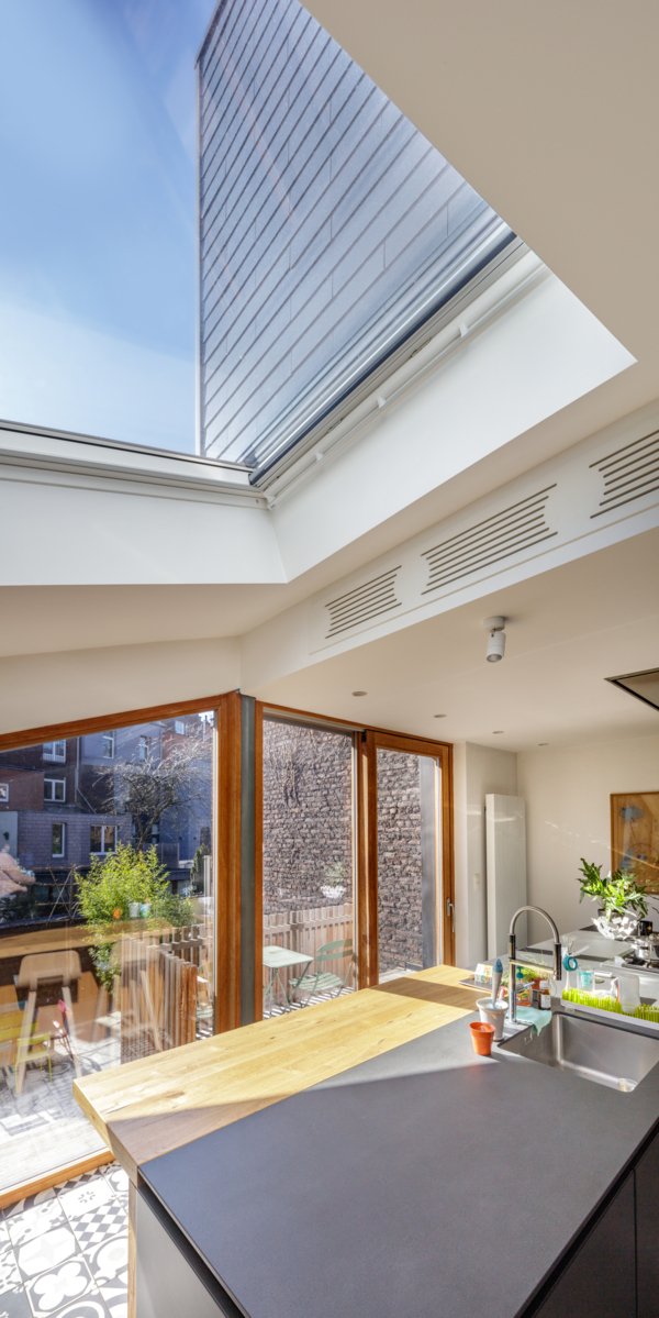 Rénovation annexe à Liège, Belgique