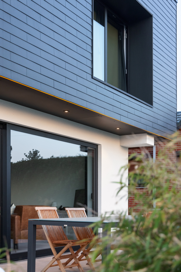 Strakke renovatie in Suarlée, België