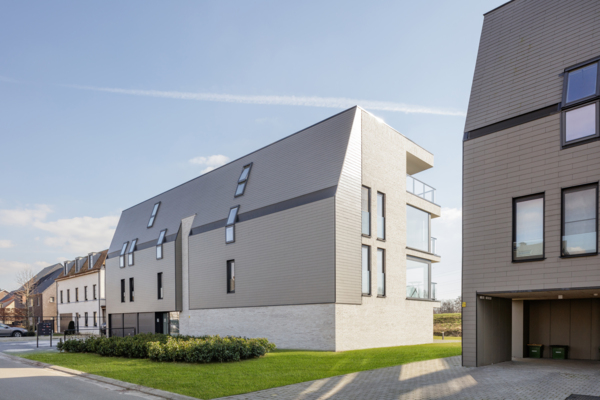 Appartementsgebouwen in Massenhoven, België