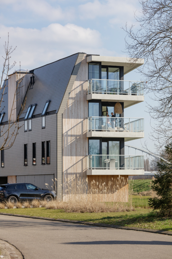 Appartementsgebouwen in Massenhoven, België