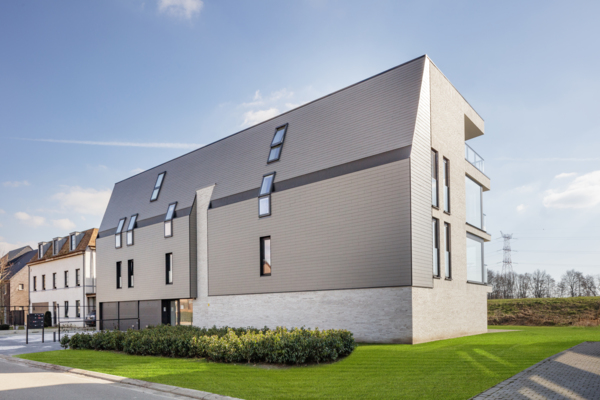 Appartementsgebouwen in Massenhoven, België