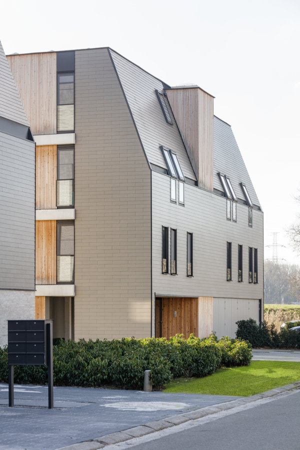 Appartementsgebouwen in Massenhoven, België