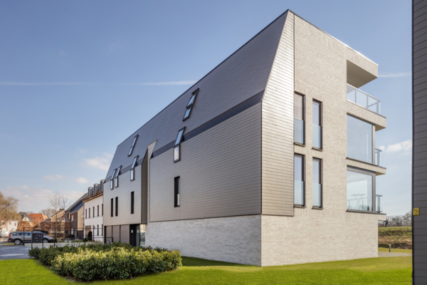 Appartementsgebouwen in Massenhoven, België