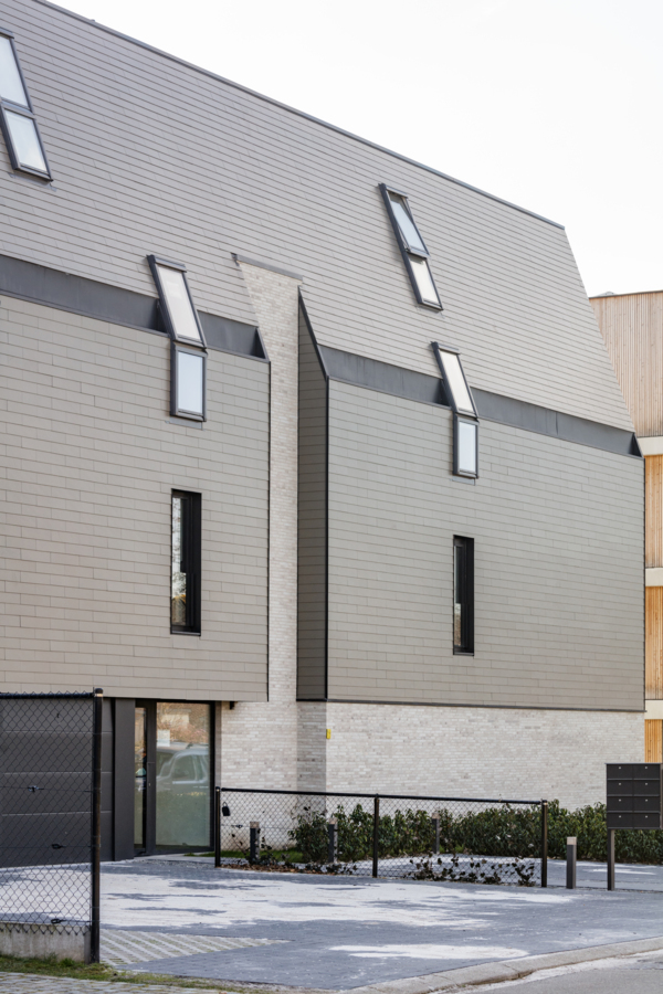 Appartementsgebouwen in Massenhoven, België