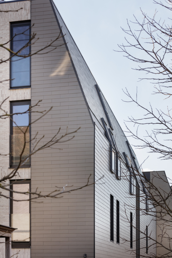 Appartementsgebouwen in Massenhoven, België