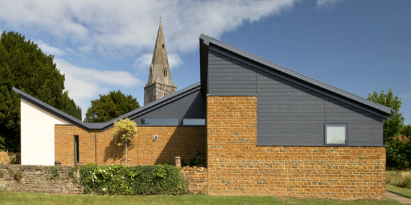 Broughton kerk in Northamptonshire, Verenigd Koninkrijk