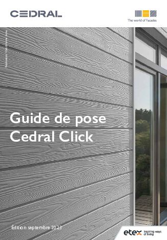 Guide de pose Cedral Click