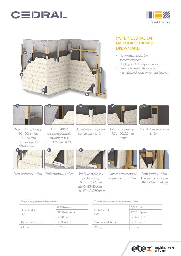 System Cedral LAP