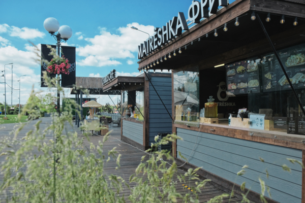 Food Court Novaya Riga, Moscou Russie