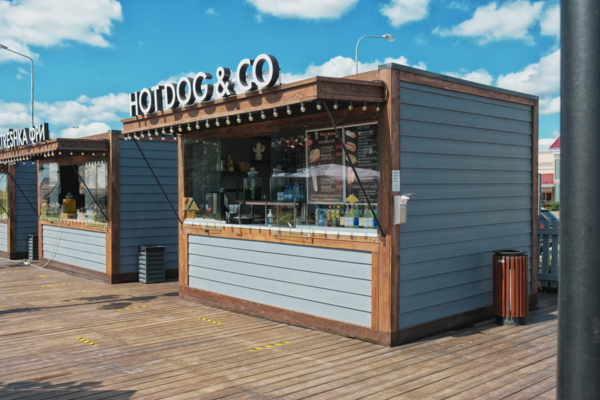Food Court Novaya Riga, Moscou Russie