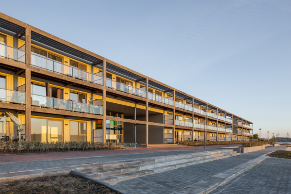 Appartementsgebouw in Harkstede, Nederland