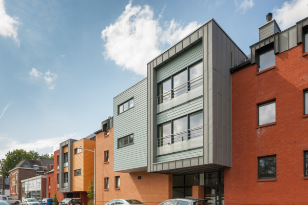 Appartementsgebouw in Bergen, België