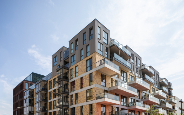 Appartementsgebouw in 's Hertogenbosch, Nederland