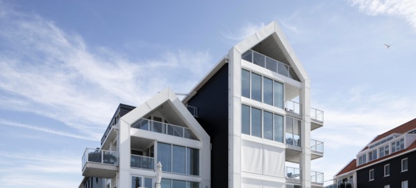 Appartementsgebouw in Yerseke, Nederland