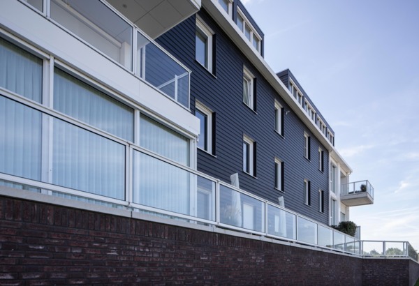 Appartementsgebouw in Yerseke, Nederland