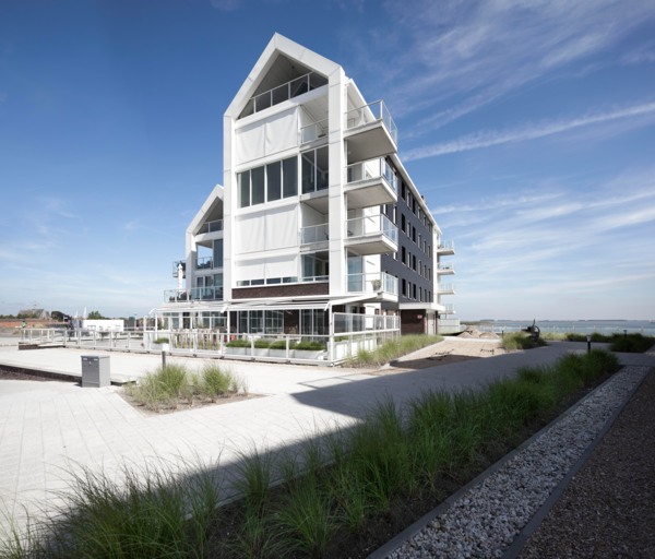 Appartementsgebouw in Yerseke, Nederland