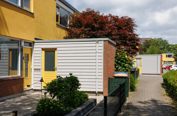 Tuinhuisjes in Lelystad, Nederland