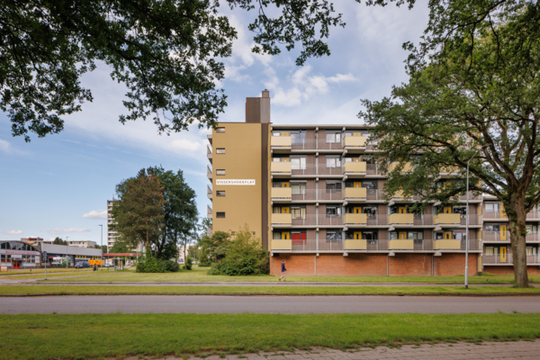 Renovatie appartementsgebouw in Emmen, Nederland