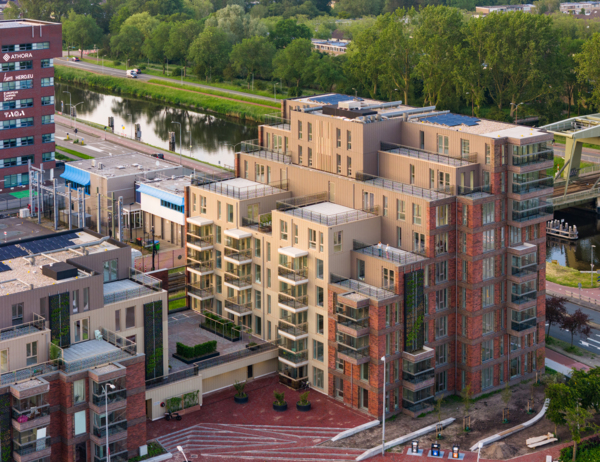 Appartementsgebouw in Alkmaar, Nederland