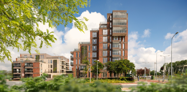 Appartementsgebouw in Alkmaar, Nederland