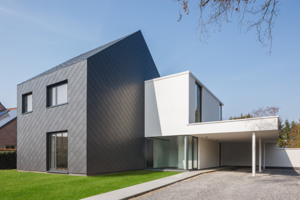 Maison unifamiliale avec ardoises à Genk, Belgique