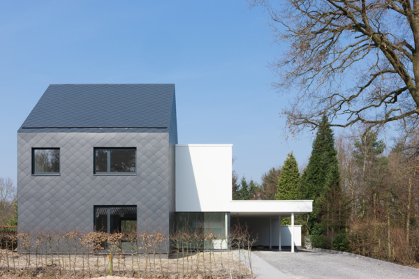 Maison unifamiliale avec ardoises à Genk, Belgique