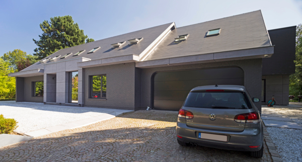 Maison unifamiliale avec ardoises à Wemmel, Belgique